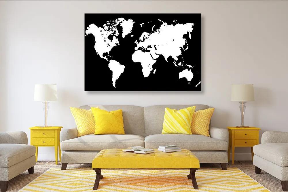 Εικόνα σε λευκό φελλό χάρτη σε μαύρο φόντο - 90x60  color mix