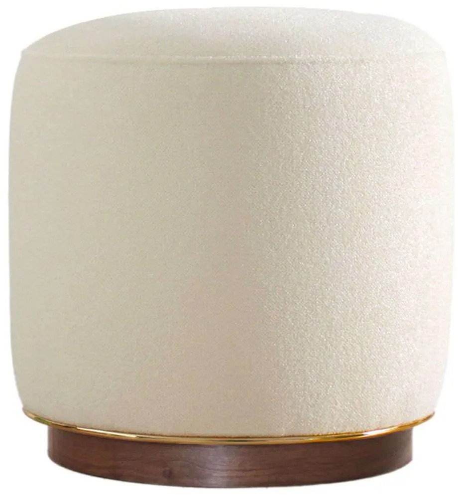 Σκαμπό Zeone 209FLF1147 42x43cm Cream