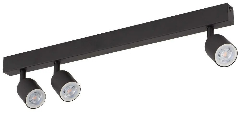 Φωτιστικό Οροφής - Σποτ Top 4762 3xGU10 10W 74x16cm Black TK Lighting