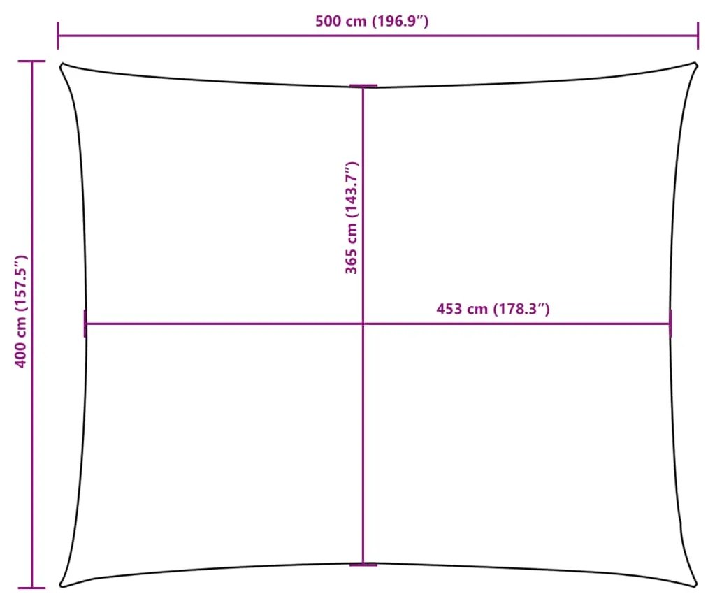 Πανί Σκίασης Ορθογώνιο Taupe 4 x 5 μ. από Ύφασμα Oxford - Μπεζ-Γκρι