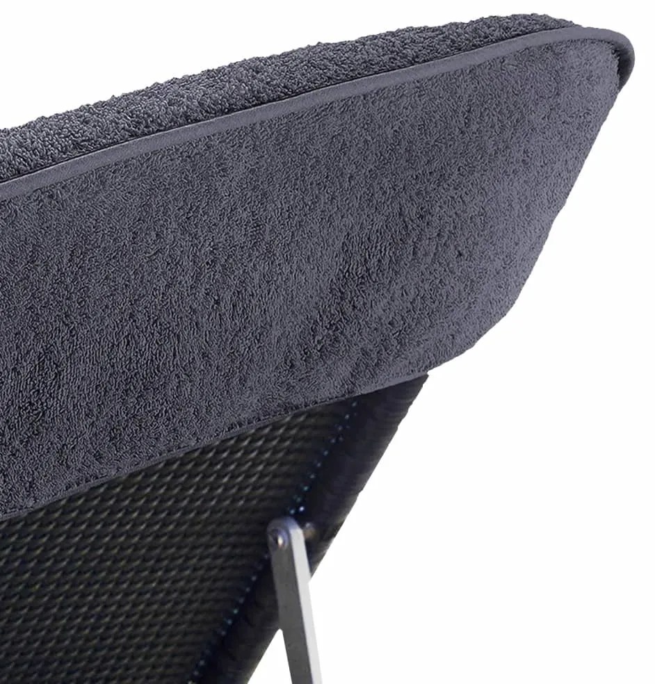 vidaXL Πετσέτες Θαλάσσης 4 τεμ. Ανθρακί 60 x 135 εκ. Ύφασμα 400 GSM