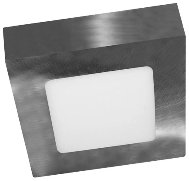 Πάνελ Χωνευτό Niki Led Slim NIKI860SNM 12x12x4cm 8W 6000K Nickel Aca Τετράγωνο