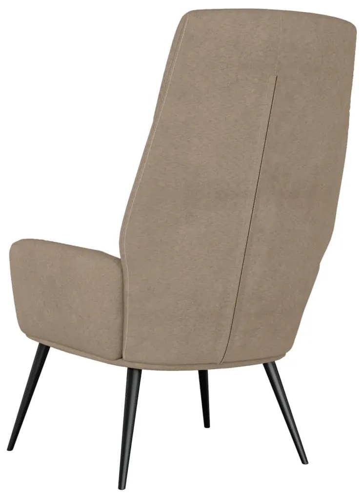 vidaXL Πολυθρόνα Relax Taupe από Συνθετικό Καστόρι