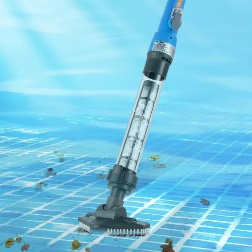 VEVOR Pool Vacuum 8.5 GPM Rechargeable Pool Cleaner Max. 1H with Extension Pole