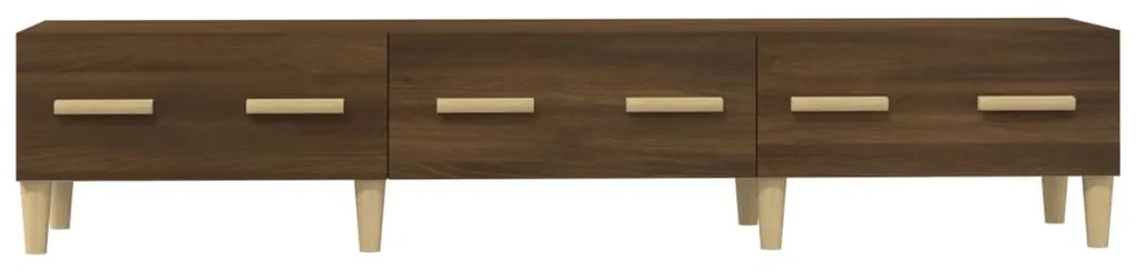 vidaXL Έπιπλο Τηλεόρασης Καφέ Δρυς 150x34,5x30 εκ. Επεξεργασμένο Ξύλο