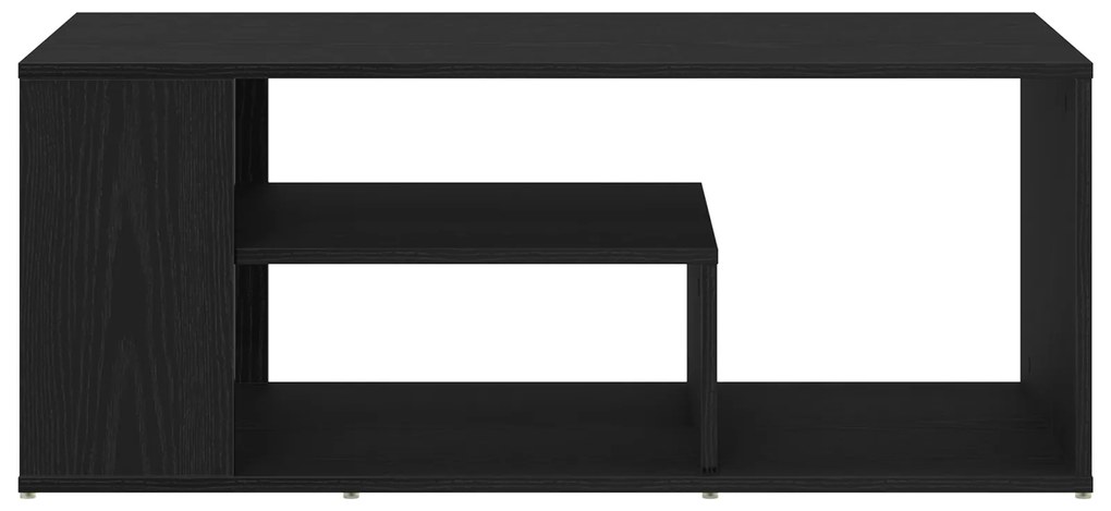 vidaXL Τραπεζάκι Σαλονιού Μαύρο Δρυς 100x50x40 εκ Επεξεργασμένο Ξύλο