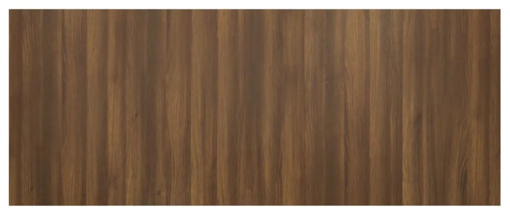 vidaXL Κεφαλάρι Κρεβατιού Καφέ Δρυς 200x1,5x80 εκ. Επεξεργασμένο Ξύλο