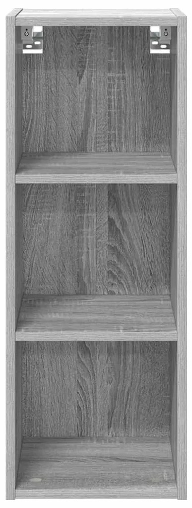 vidaXL Κρεμαστό ντουλάπι Γκρίζο Σονομα 30 x 29,5 x 80 εκ.