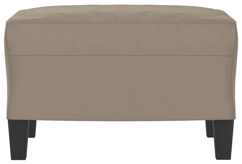 Υποπόδιο Taupe 60 x 50 x 41 εκ. από Ύφασμα Μικροϊνών 349341
