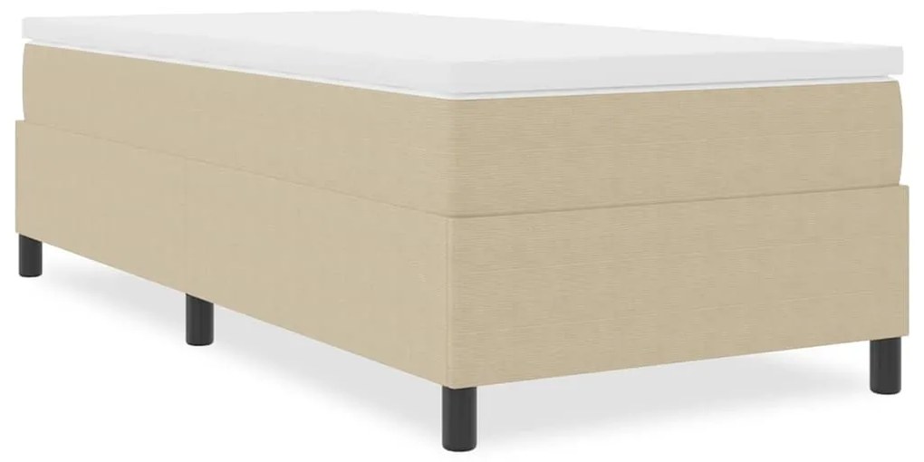 vidaXL Κρεβάτι πλατφόρμα Γκρι Πράσινο 80 x 200 cm ύφασμα