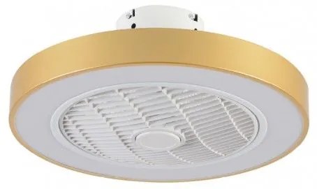 Ανεμιστήρας Οροφής LED 36W 3CCT Φ50 Chilko Inlight 101000360 Χρυσό