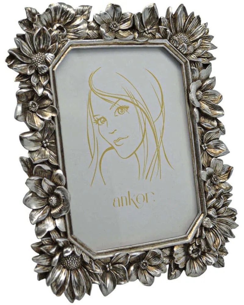 Κορνίζα Vintage 24051-5 13x18cm Silver Ankor Πολυέστερ