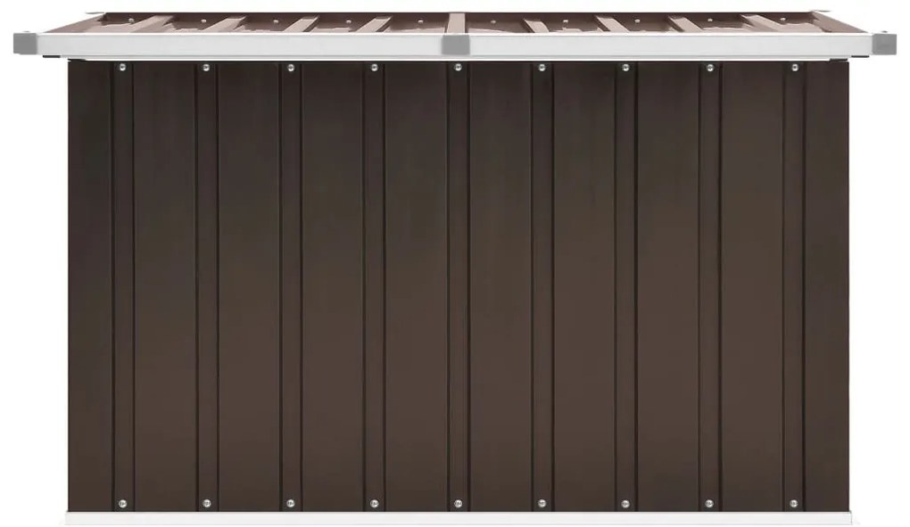 vidaXL Μπαούλο Αποθήκευσης Κήπου Καφέ 109 x 67 x 65 εκ.