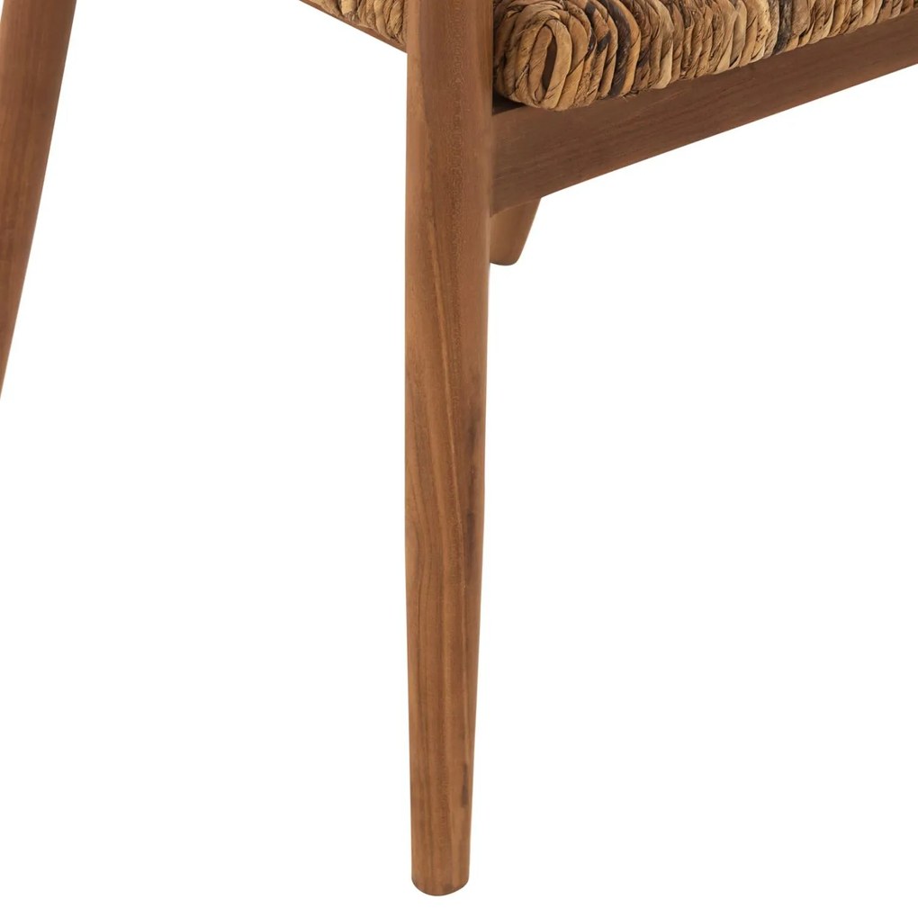 Καρέκλα-Πολυθρόνα C9401.01 Μασίφ Ξύλο Teak Φυσικό 58x52x77Yεκ. 58x52x77 εκ.