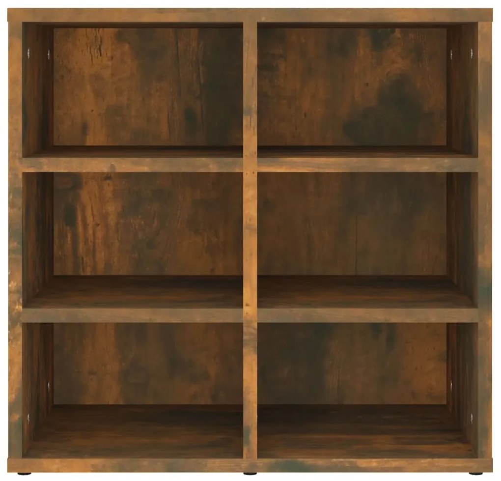 vidaXL Παπουτσοθήκη Καπνιστή Δρυς 52,5 x 30 x 50 εκ.