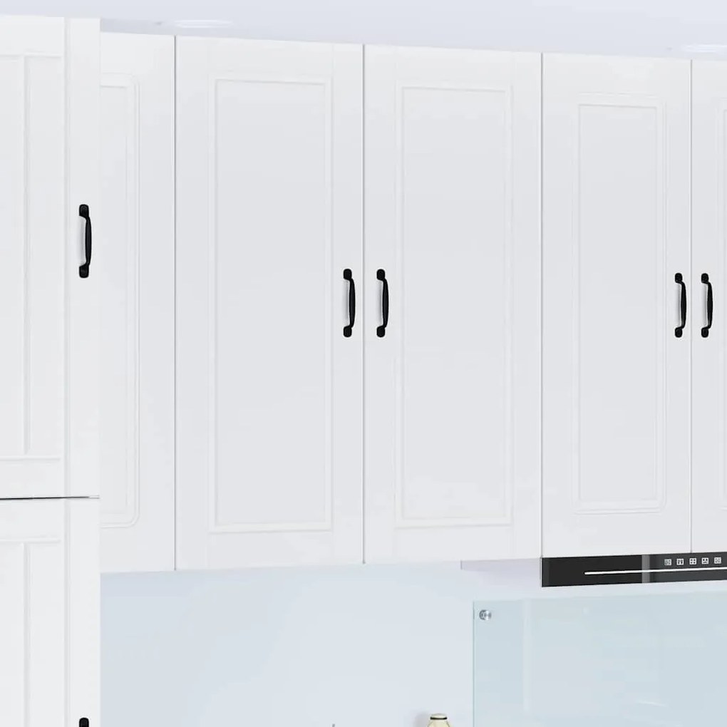 Κρεμαστό ντουλάπι κουζίνας με ράφι Λευκό 40 x 31 x 100 εκ.