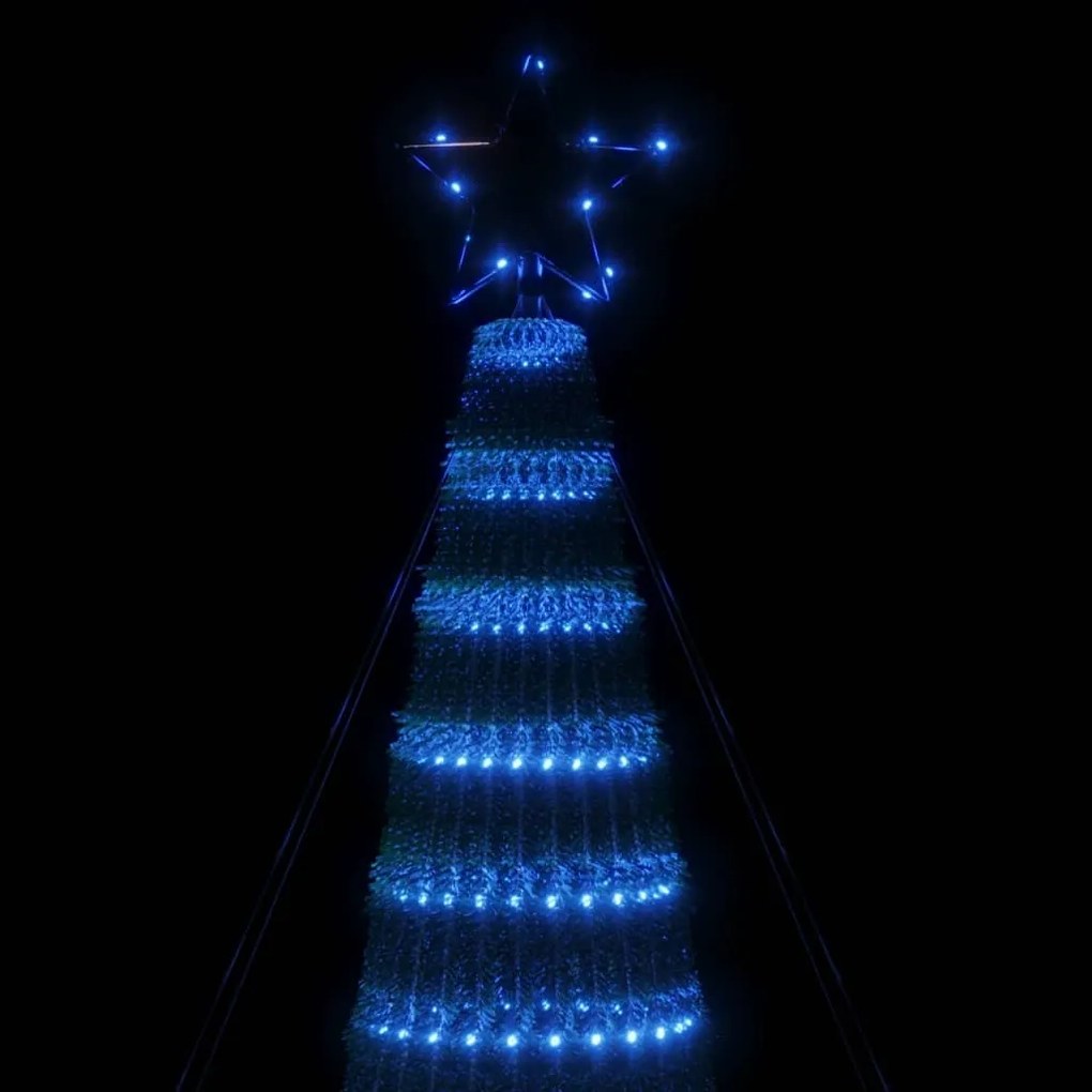 vidaXL Χριστουγεννιάτικο δέντρο LED 688 LED μπλε 300 εκ.