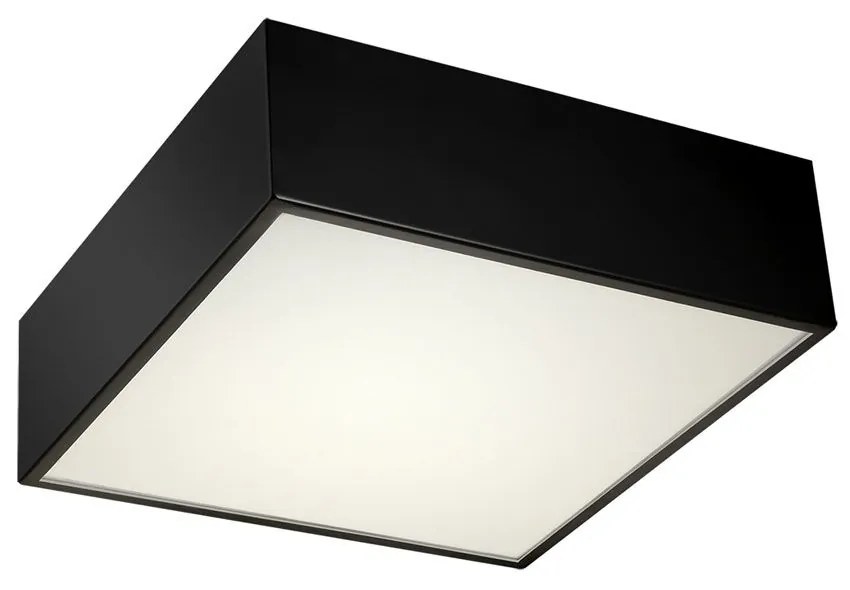 Φωτιστικό Οροφής - Πλαφονιέρα 01297-20 LED 25W 3000K 2300Lm 40x40x8cm Black Luma