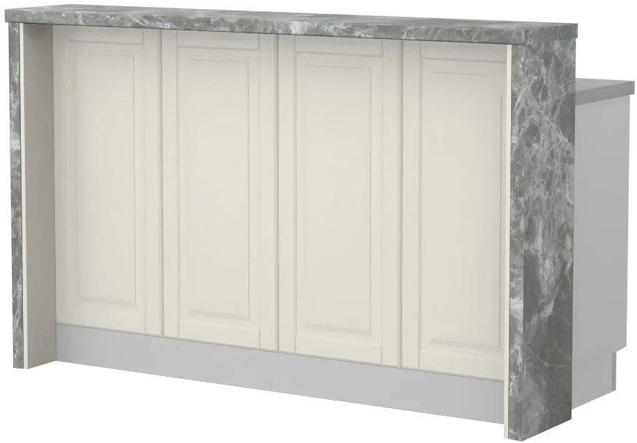 Πάγκος νησίδας Toscana-Μήκος: 160 εκ.-Siena marble