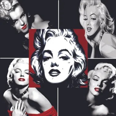 MarHome ΠΙΝΑΚΑΣ ΚΑΜΒΑΣ MARILYN 60x60cm. 12/ΚΙΒ 15-00-14658