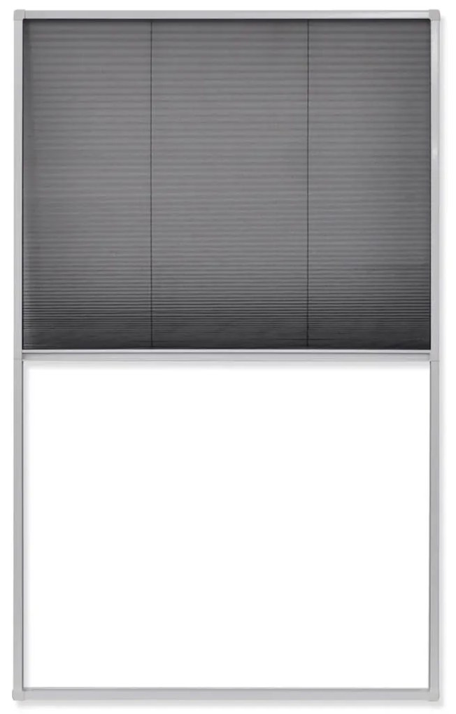 vidaXL Σήτα Παράθυρου Πλισέ 110 x 160 εκ.