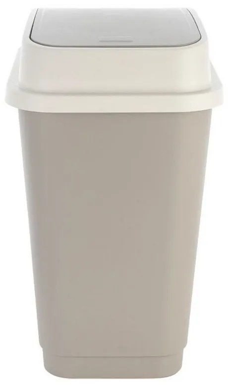 Κάδος Απορριμμάτων Κουζίνας Fliptop 01-21979 25lt Grey Estia Plastic