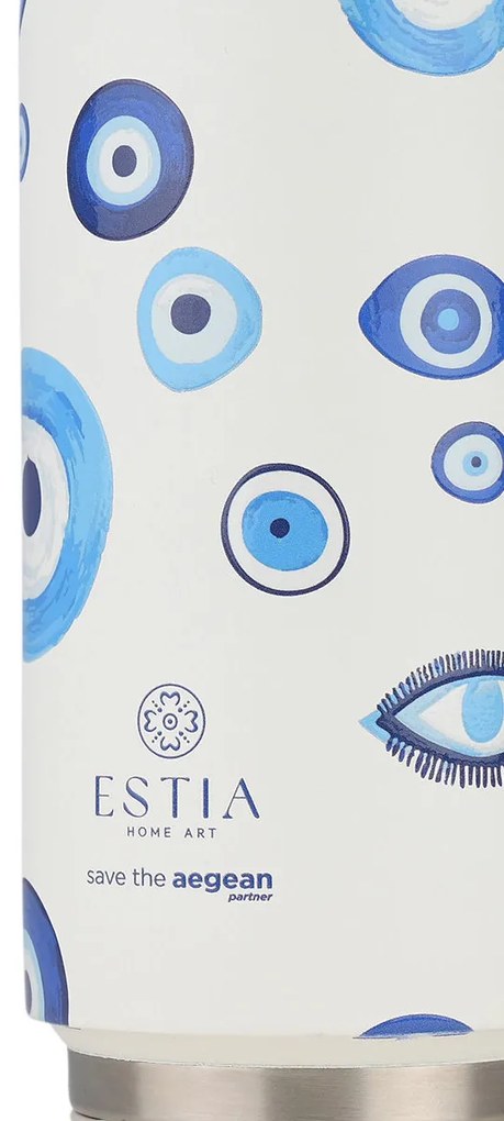 ESTIA ΘΕΡΜΟΣ TRAVEL CUP SAVE THE AEGEAN 500ml SPIRIT OF LUCK