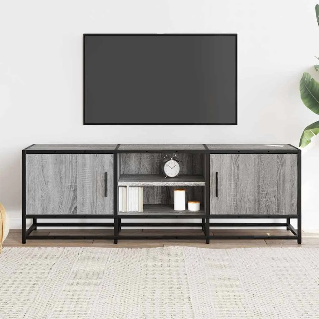 ντουλάπι τηλεόρασης Γκρι Sonoma 120x35x41 cm - Γκρι