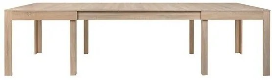 Τραπέζι Boston K186, Sonoma οξιά, 78x90x160cm, 66 kg, Επιμήκυνση, Πλαστικοποιημένη μοριοσανίδα | Epipla1.gr