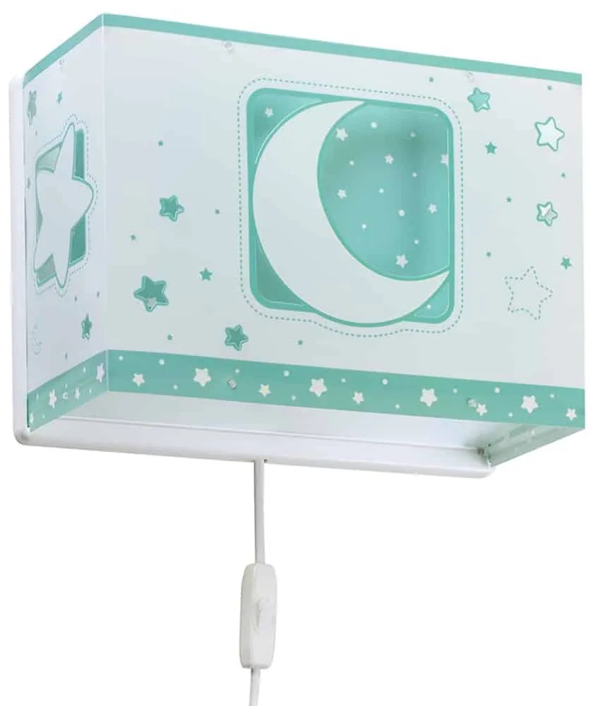 MoonLight Green απλίκα τοίχου διπλού τοιχώματος (63238[H]) - 63238H - 63238H