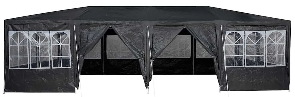 vidaXL Σκηνή Πάρτυ Γκρι και Λευκό 800 x 400 x 266 εκ