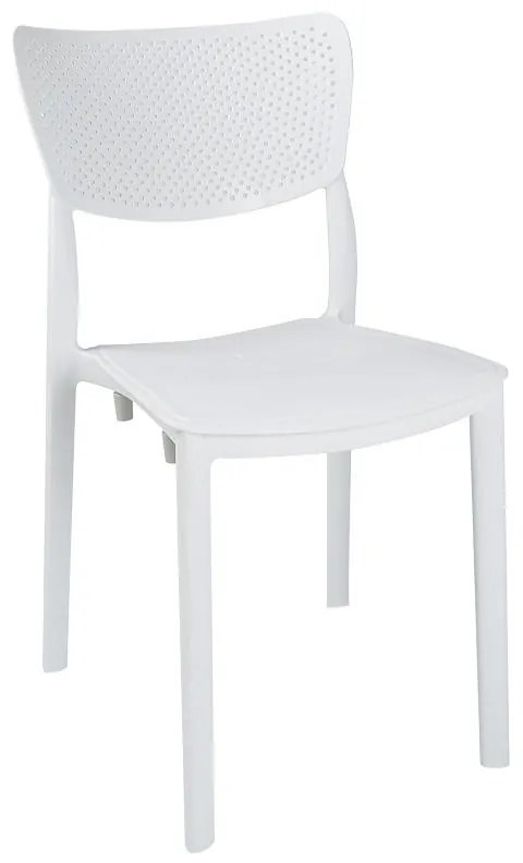 Τραπεζαρία Groovy-Ignite σετ 5τεμ PP λευκό 80x80x74,5εκ. 80x80x74.5 εκ.