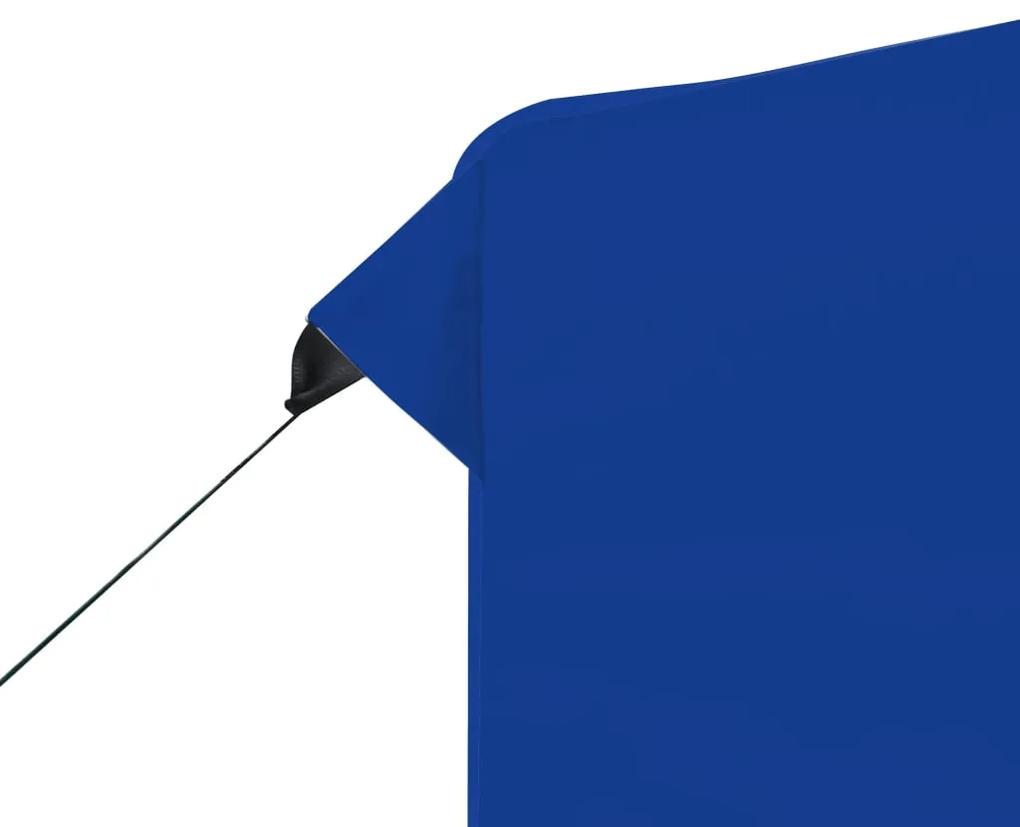 vidaXL Κιόσκι με Τοιχώματα Πτυσσόμενο Επαγγελμ. Μπλε 3x3 μ. Αλουμινίου