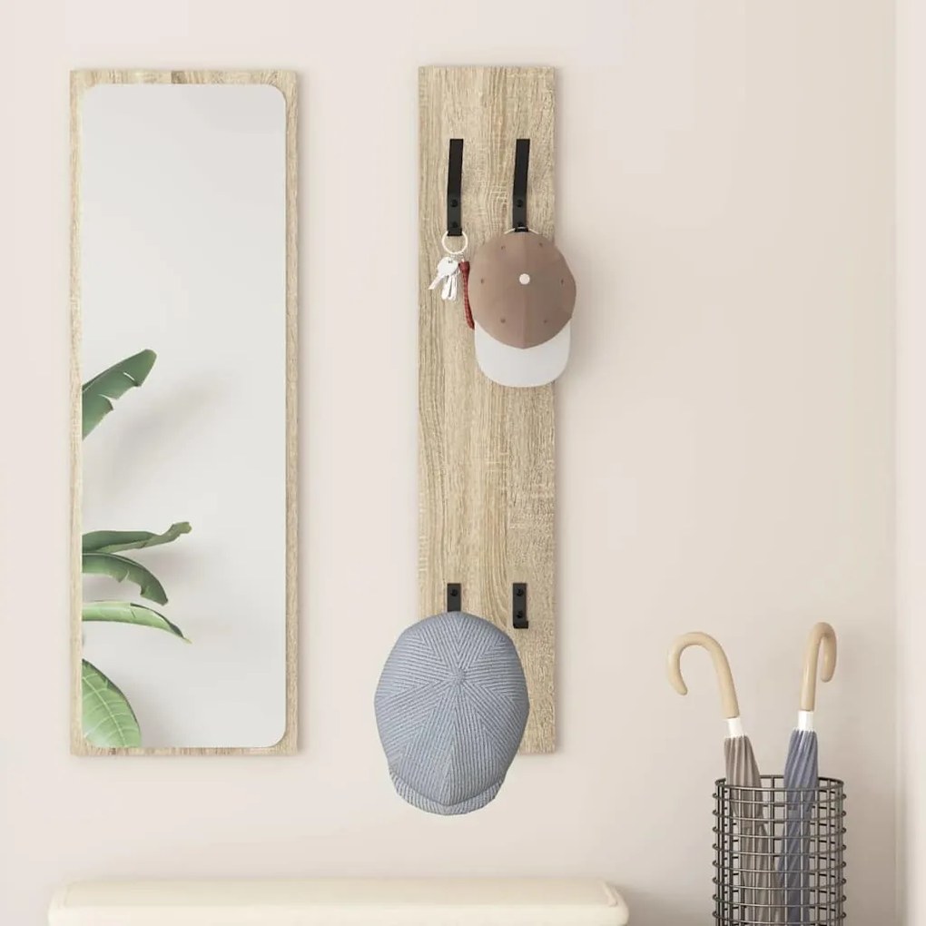 Τοίχου Κρεμάστρα Επιτοίχιο Sonoma Δρυς 20 x 1.5 x 100 εκ