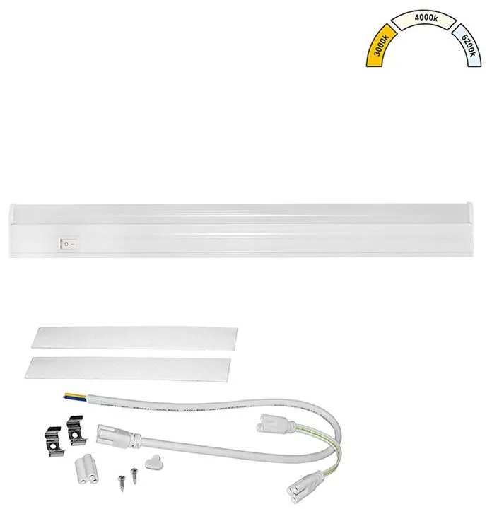 Adeleq Φωτιστικό LED Κουζίνας T5 30cm 5W CCT Λευκό 3-90562