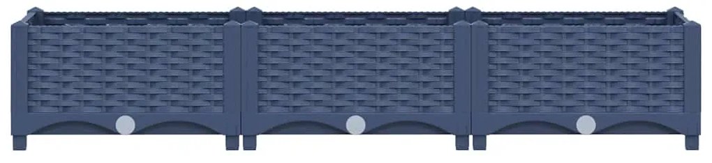vidaXL Ζαρντινιέρα 120 x 40 x 23 εκ. από Πολυπροπυλένιο