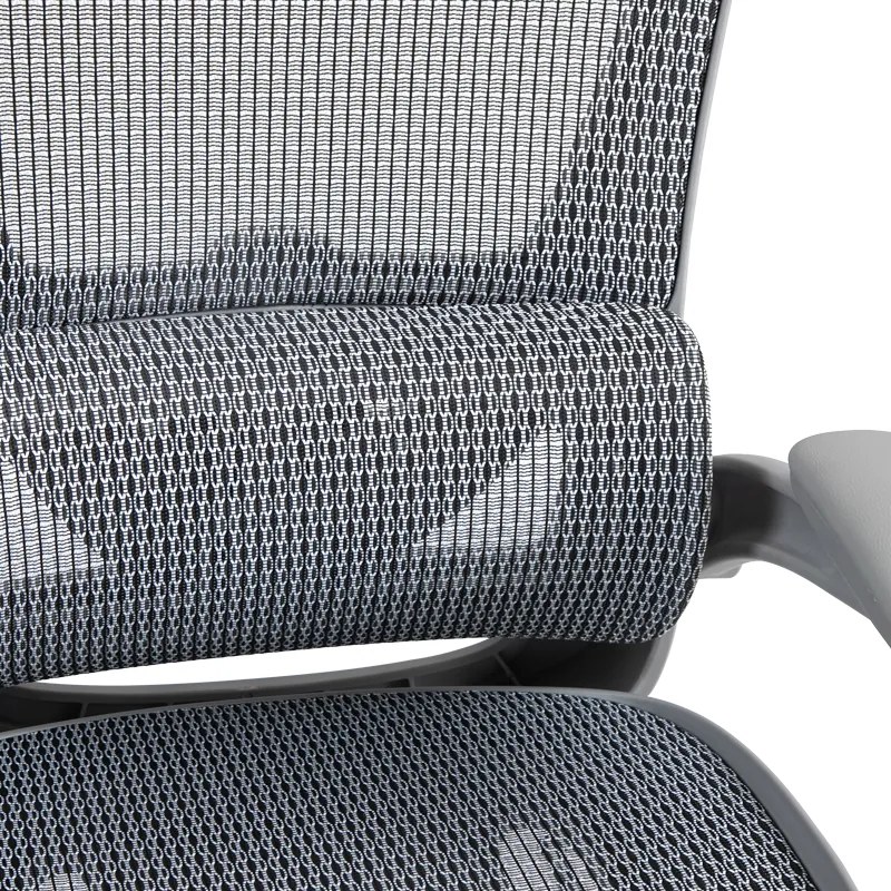 Καρέκλα γραφείου εργασίας Zenyk pakoworld mesh σε grey  απόχρωση 63x70x126εκ