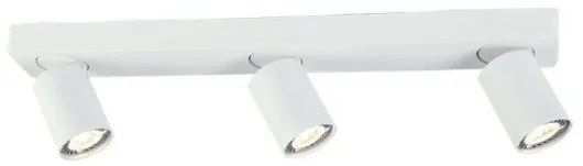 Σποτ Φωτιστικό Οροφής ELITIS 54Χ7Χ11CM Τρίφωτο GU10 ACA-RA303S54WH-Λευκό RA303S54WH