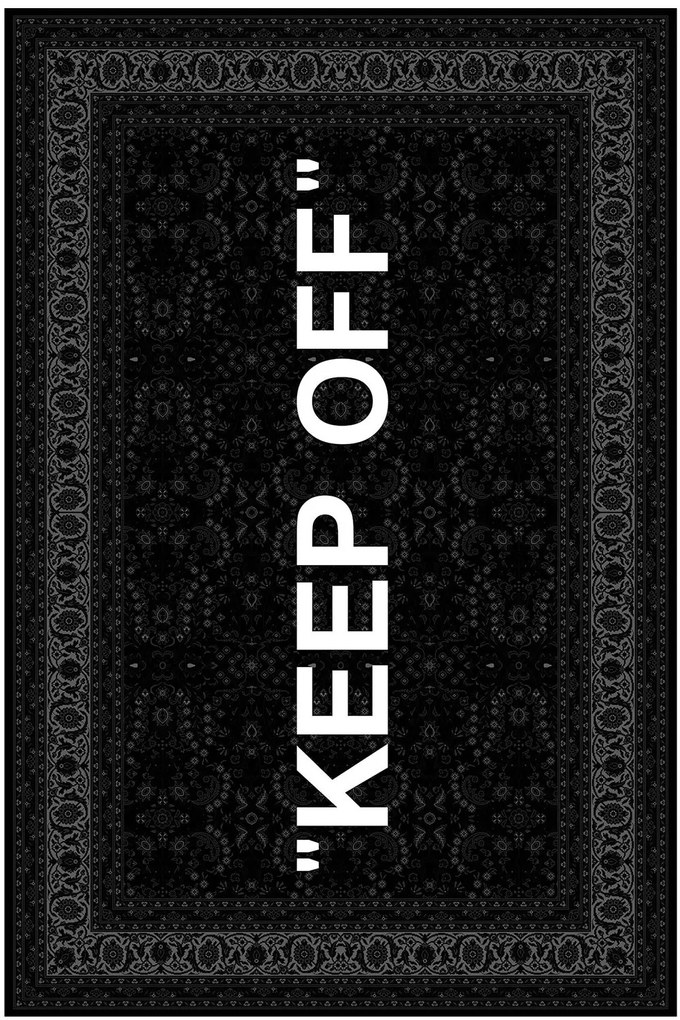 Χαλί Woopamuk001 625HFT1103 Black Conceptum Hypnose 80X200cm