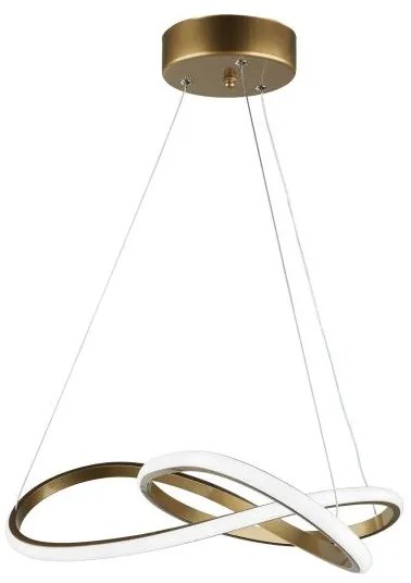 Κρεμαστό Φωτιστικό Οροφής LED 48W 3CCT Mercury-50 Heronia Lighting 01-0350 Χρυσό