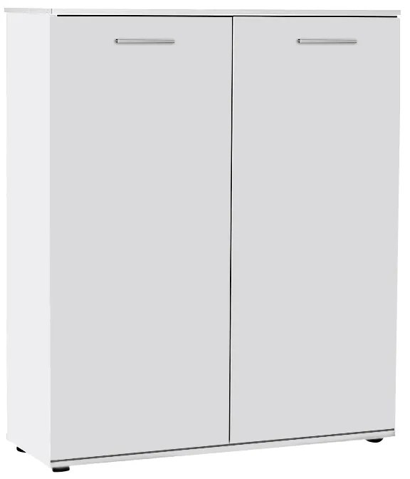 Ντουλάπι - παπουτσοθήκη 24 ζευγών Ultra Megapap δίφυλλο σε χρώμα λευκό 91x35x108εκ.