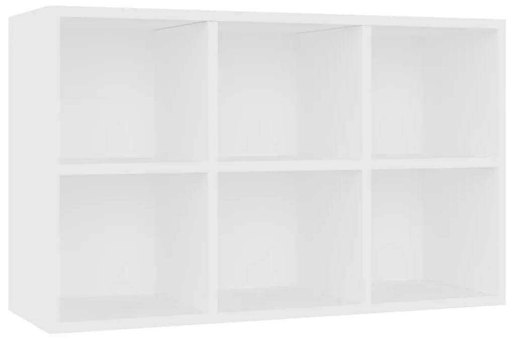 Ραφιέρα / Βιβλιοθήκη Λευκό 66x30x98 εκ. από Μοριοσανίδα - Λευκό