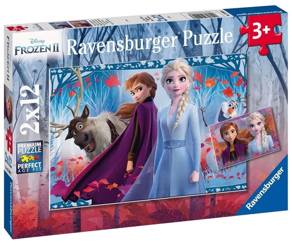 Παζλ Disney 5009 Frozen Ii Ψυχρά Και Ανάποδα 2x12Τμχ. Multi Ravensburger