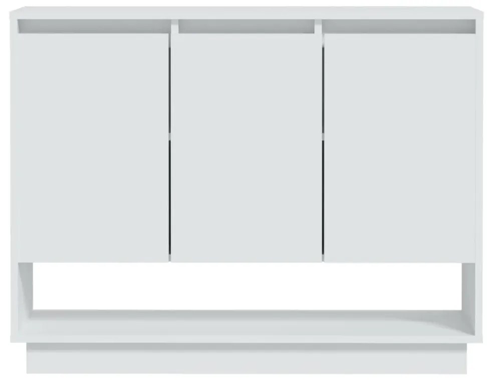 vidaXL Συρταριέρα Λευκή 97x31x75 εκ. από Επεξεργασμένο Ξύλο
