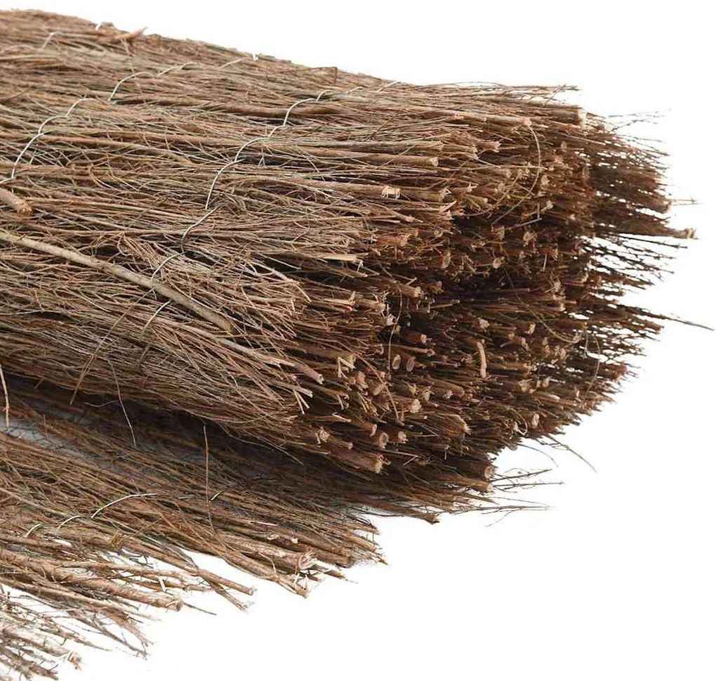 vidaXL Φράχτης από κλαδιά Καφέ 400 x 150 cm Ξύλινη Τρίχα