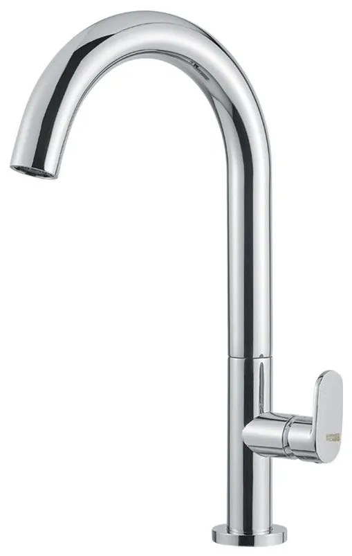 Armando Vicario Slim Chrome Μπαταρία Νιπτήρος Υψηλή, με Βαλβίδα clic-clac 500041-100