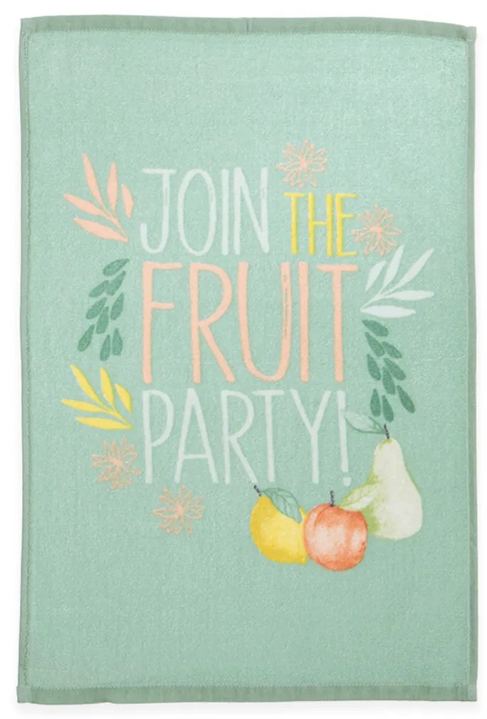 Πετσέτα Κουζίνας (40x60) Nef-Nef Homeware Fruit Party Green