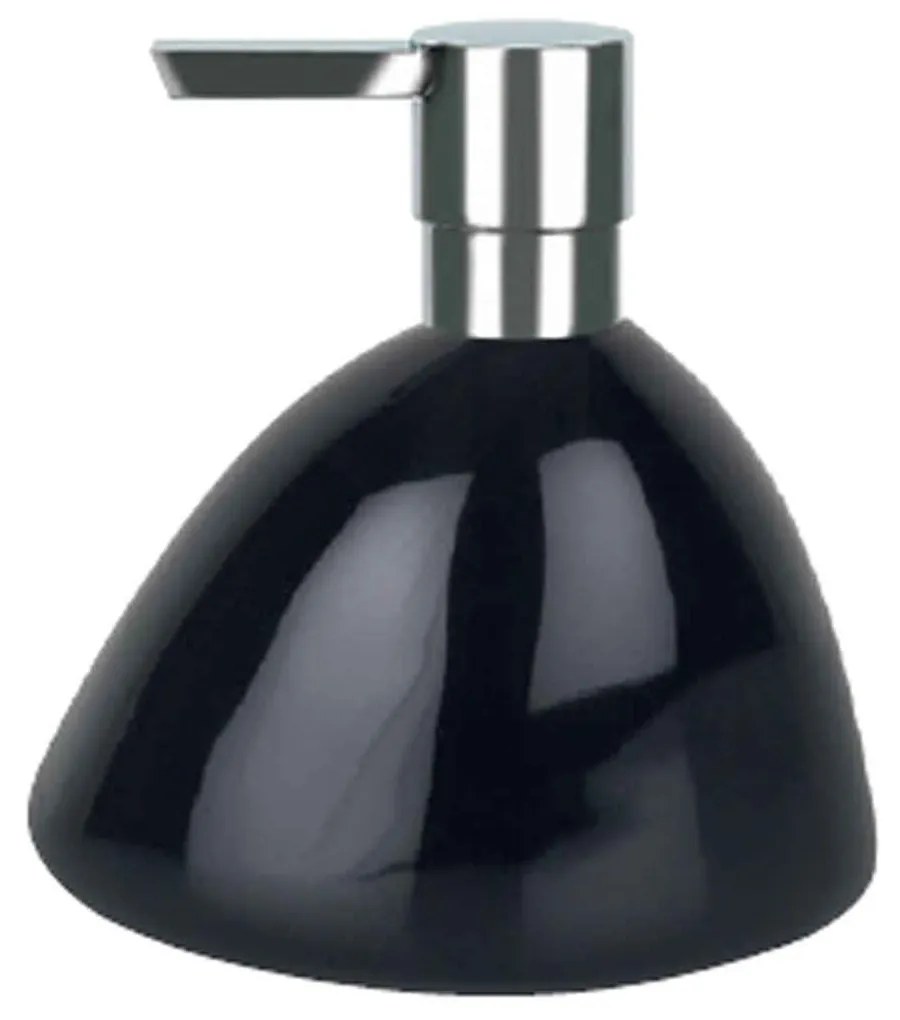 Δοχείο Κρεμοσάπουνου Etna 03112.001 Black Spirella Ceramic