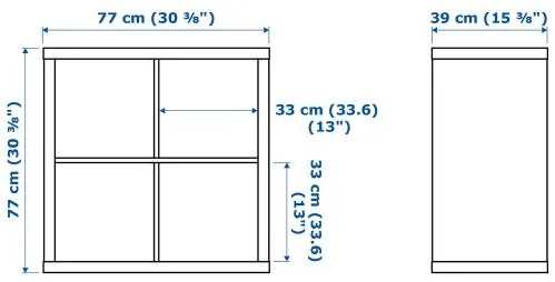 KALLAX ραφιέρα με πόρτες 192.782.72