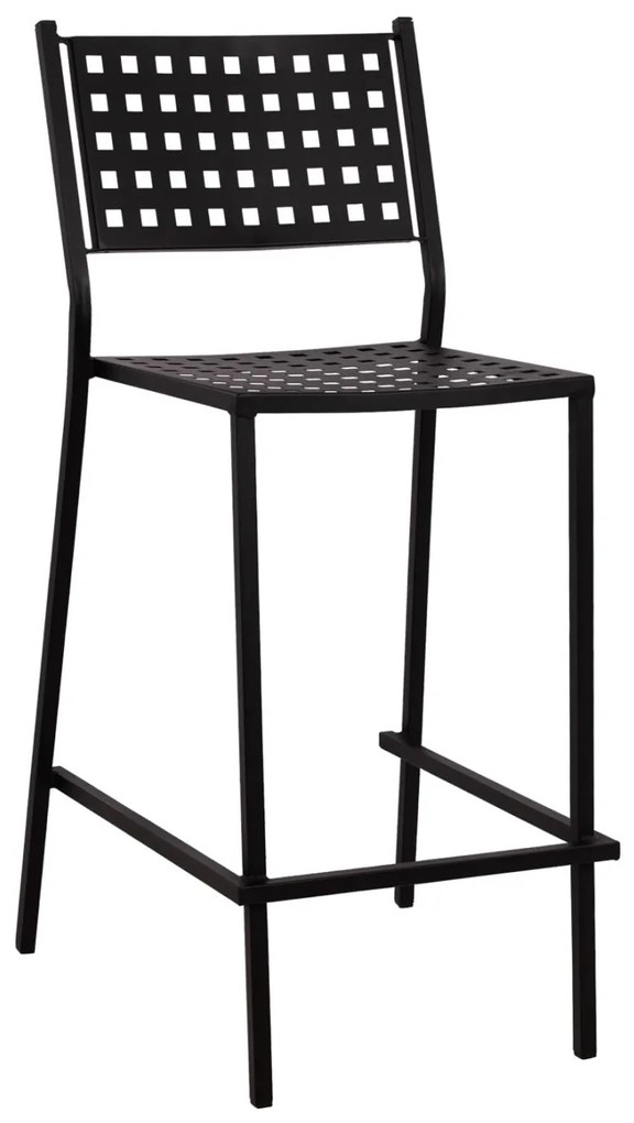 Σκαμπό Μπαρ OLYMPIAS C5528.01 Μαύρο Μεταλλικό 47x58x111 εκ. 47x58x111 εκ.
